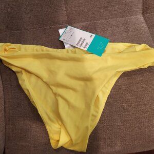 H&M biki bottom yellow with tag size 8